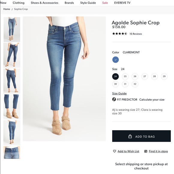 Agolde white “Sofia Crop” skinny jeans - Picture 5 of 5